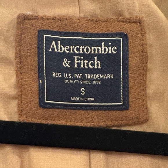 Abercrombie & Fitch Tan Wool Coat - Picture 2 of 4